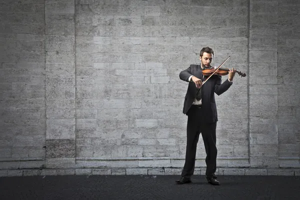 Violinist. — Stockfoto