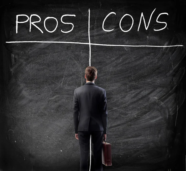 Business Pros and Cons — Stock Image Business Pros and Cons Stock Photo
