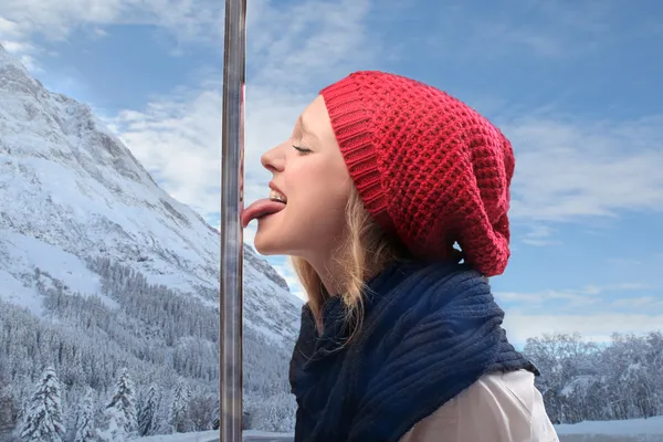 Frozen Tongue — Stock Photo, Image