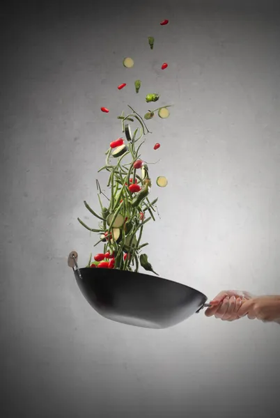 Cocinar verduras — Foto de Stock