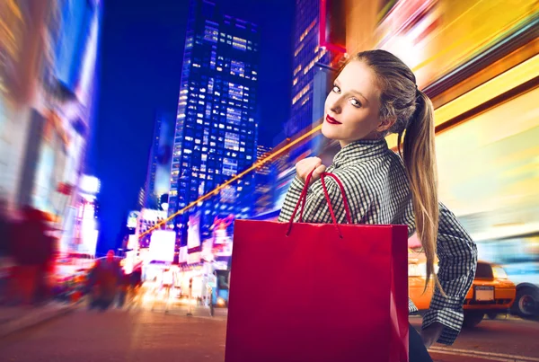 Shopping i new york — Stockfoto