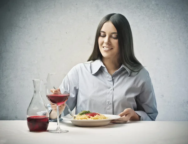 Jantar italiano — Fotografia de Stock