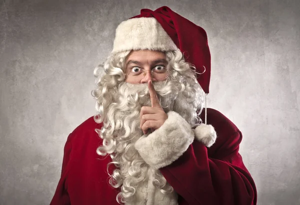 Santa claus mlčení — Stock fotografie