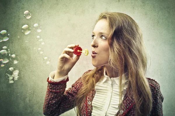 Bubble blower — Stockfoto