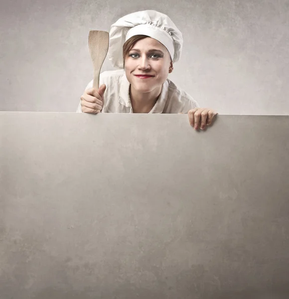 Cocinero sonriente — Foto de Stock