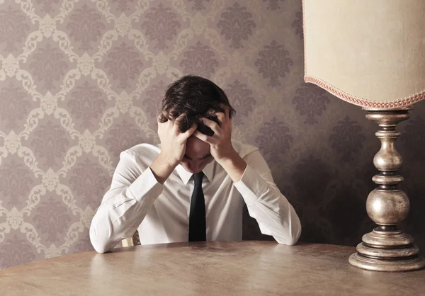 Joven en crisis — Foto de Stock