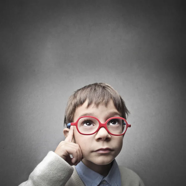 Thinking Child in school