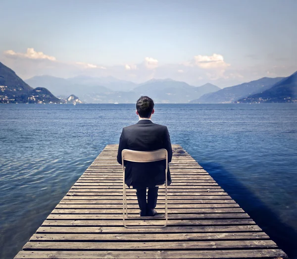 Relax at the lake — Stock Photo, Image