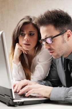 iş adamı ve iş kadını