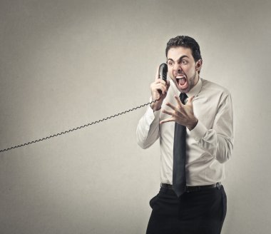 çığlık atan işadamı