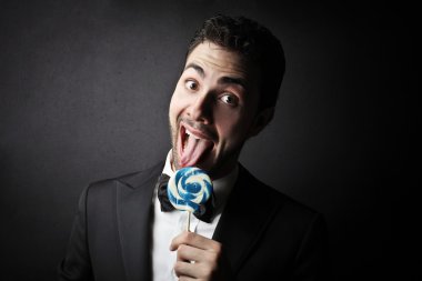bir lolipop adam