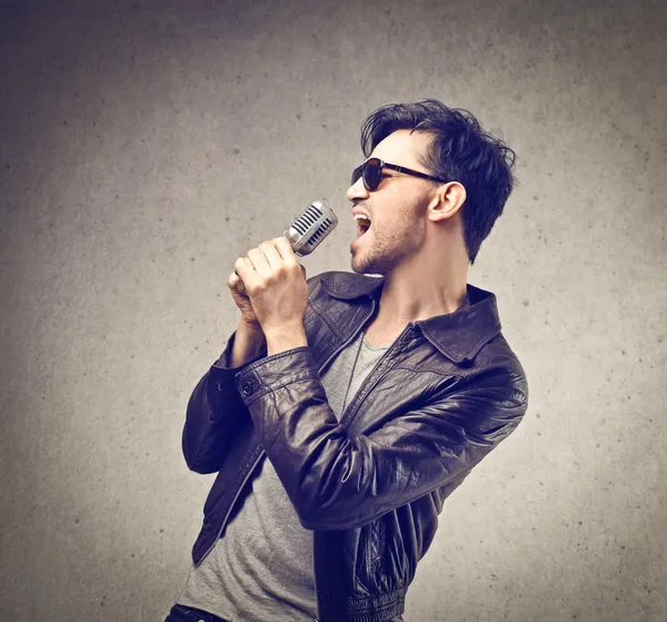 Homem do rock — Fotografia de Stock