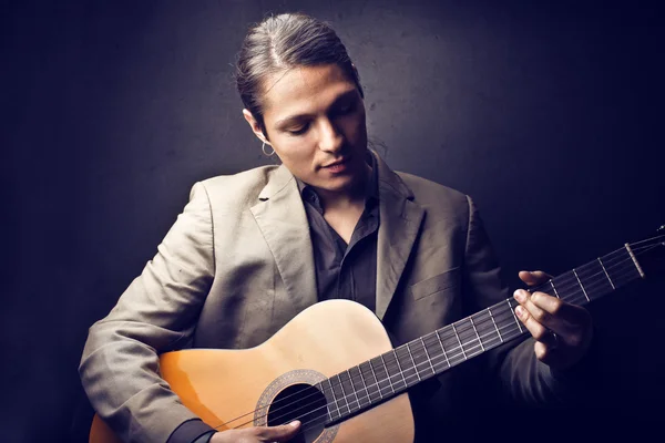 Guitar player — Stock Photo, Image