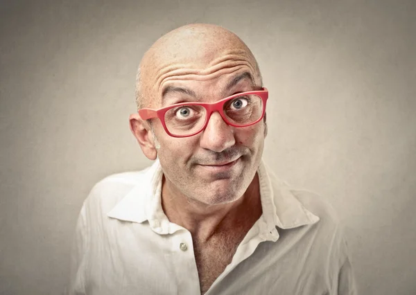 Bald-head man — Stock Photo, Image