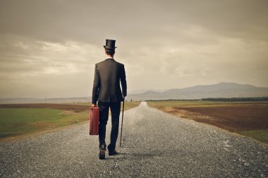 vintage adam seyahat