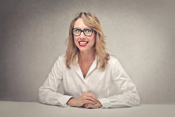 Mujer de negocios sonriente —  Fotos de Stock