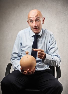 işadamı bir para tasarrufu