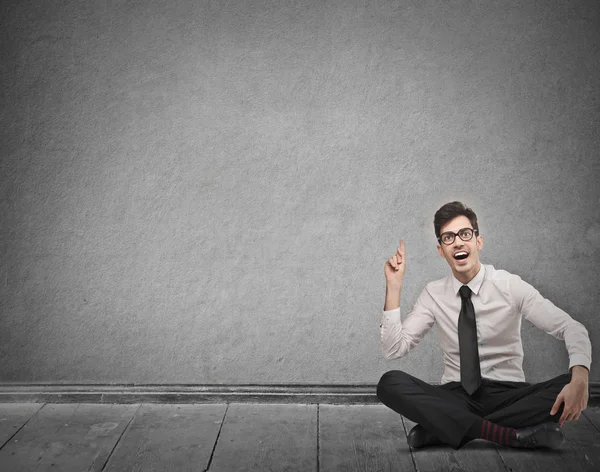 Businessman having an idea — Stock Photo, Image