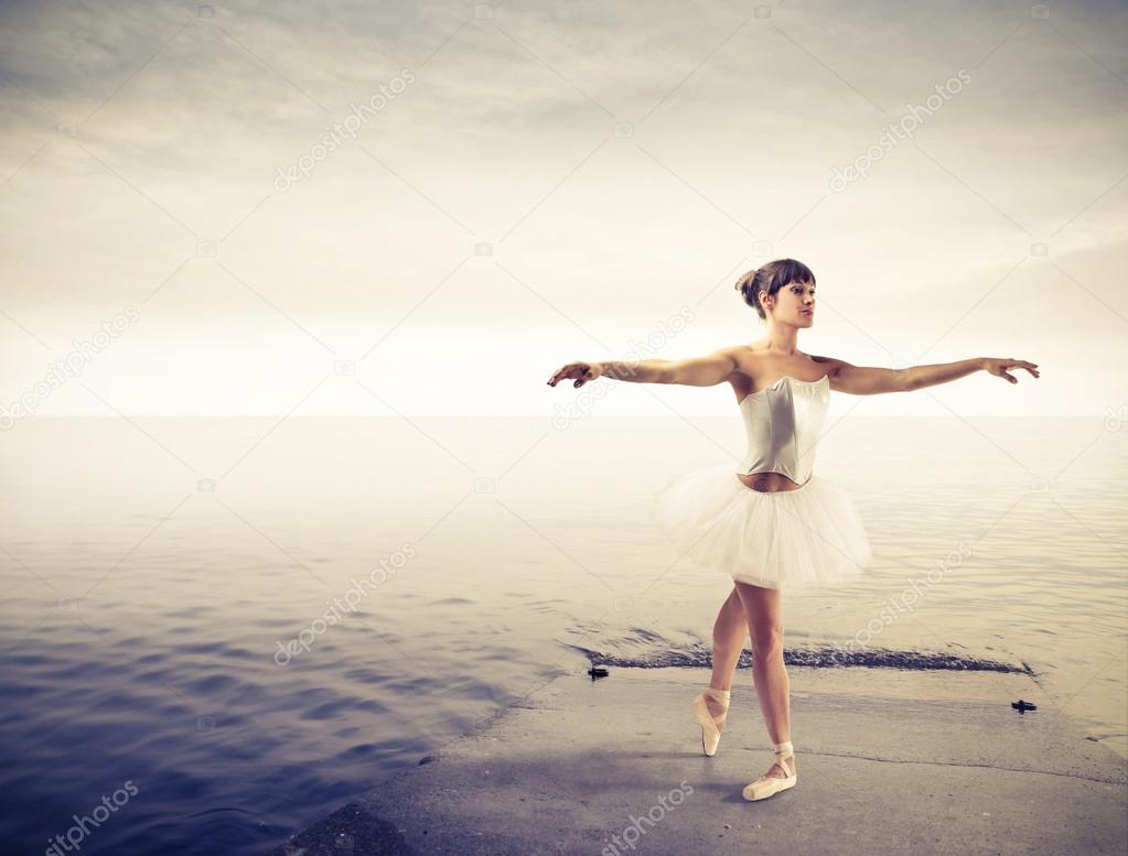 Dancer on a dock
