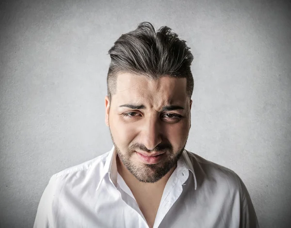 Angry disappointed man — Stock Photo, Image