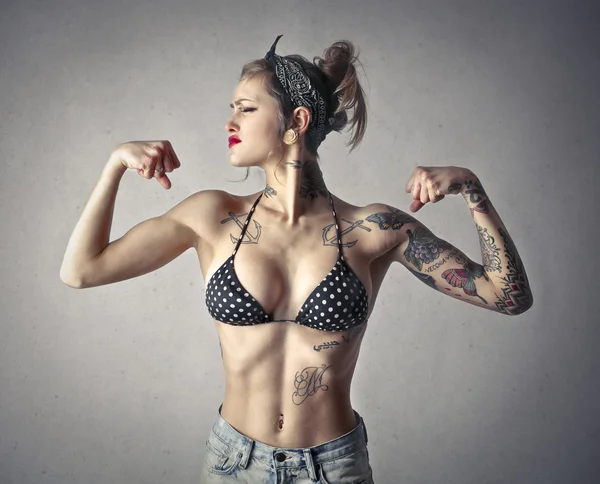 Tattoo woman breast Stock Photos, Royalty Free Tattoo woman breast Images |  Depositphotos