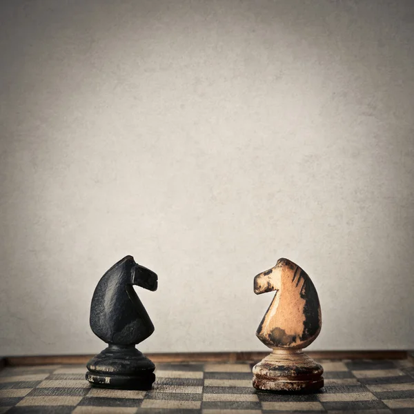 체스 말을 그린 — 스톡 사진