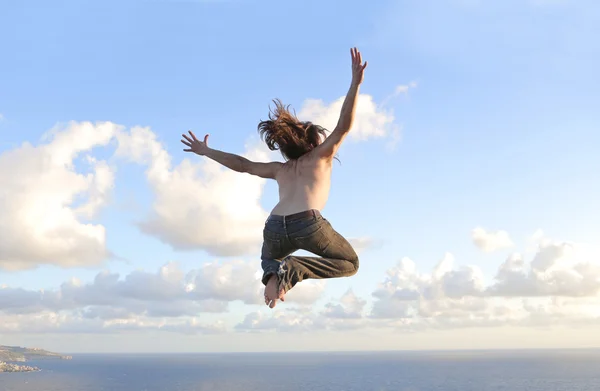 Long haired guy — Stock Photo, Image