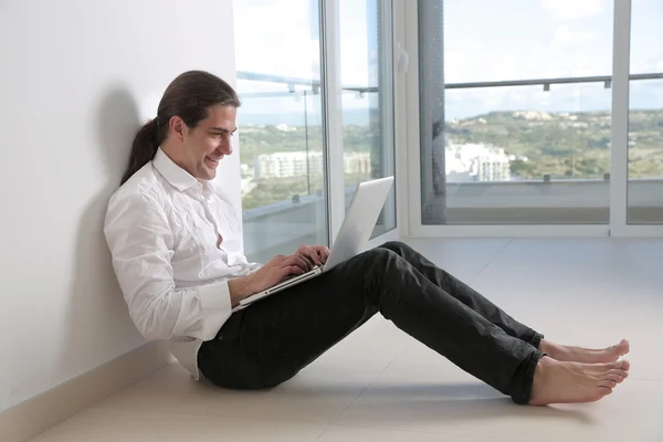 Long haired guy — Stock Photo, Image