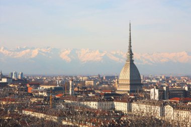 Turin, Piedmont, İtalya manzarası