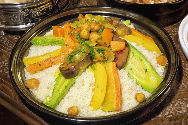 Moroccan couscous. — Stock Photo, Image