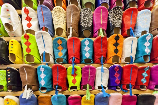 renkli Fas babouch ayakkabı terlik.