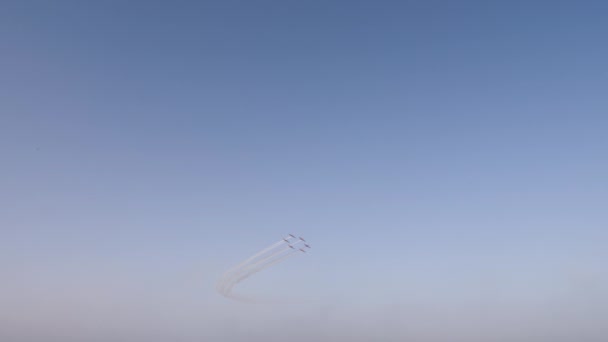 Essaouira Marrakech Marocco Ottobre 2021 Spettacolo Del Team Acrobatico Marche — Video Stock