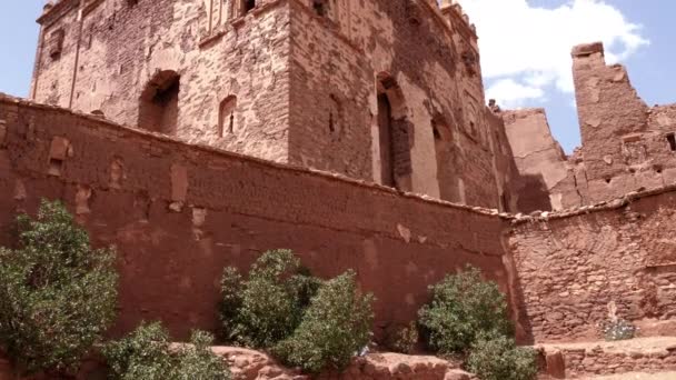 Old Architecture Kasbah High Atlas Mountains Morocco Footage — Αρχείο Βίντεο