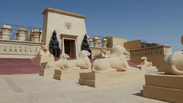 Ouarzazate Morocco June 2022 Film Location Backdrop Atlas Movie Film — 비디오