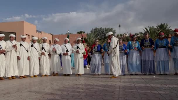 Ouarzazate Morocco June 2022 Music Festival National Des Arts Ahwach — стоковое видео