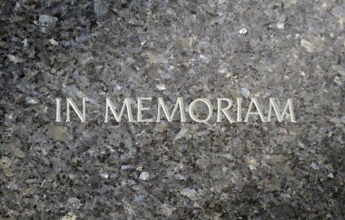 In Memoriam Marble Grave clipart