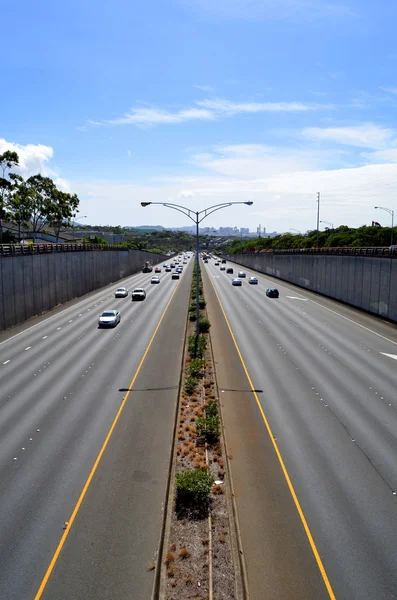 Stadtautobahn — Stockfoto