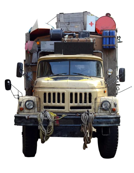 Oude expeditie vrachtwagen — Stockfoto