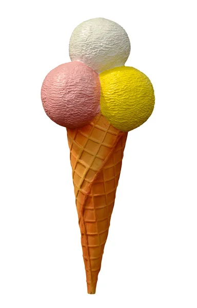 Gelato di plastica — Foto Stock