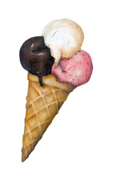 Señal de helado vintage —  Fotos de Stock