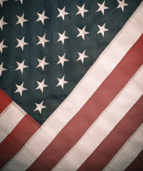 Retro Styled Image Of USA Flag — Stock Photo, Image