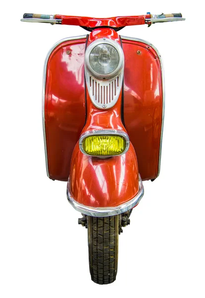 Geïsoleerde vintage scooter — Stockfoto