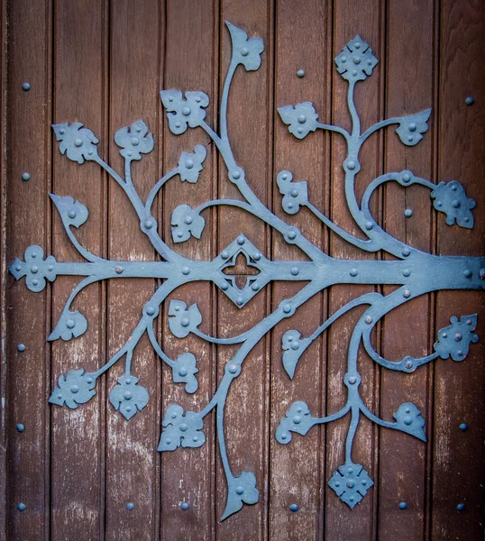 Ornate Church Door Hinge — Stok Foto