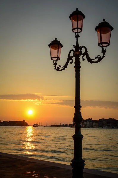 Zachód słońca w Wenecji — Zdjęcie stockowe
