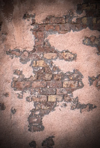 손상 된 벽의 배경 텍스처 — 스톡 사진