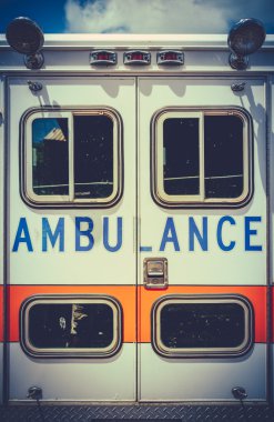 retro Vintage ambulans