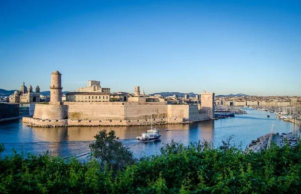 Vieux port Marsylia Francja — Zdjęcie stockowe