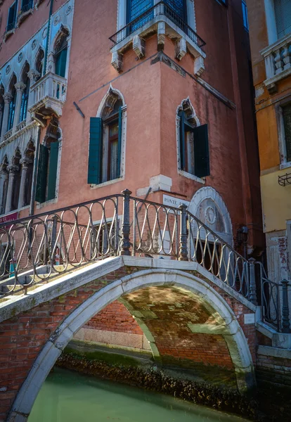 Ponte del Canale di Venezia Retro — Foto Stock