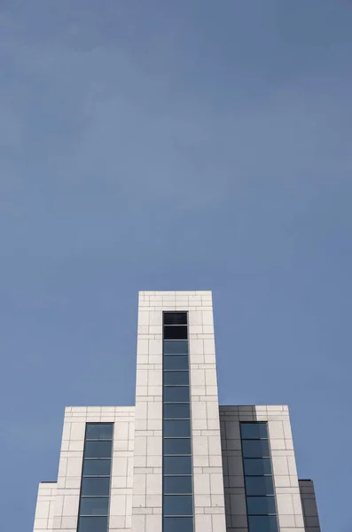 Minimalistic Image Corporate Downtown Building Copy Space — Stock Photo, Image