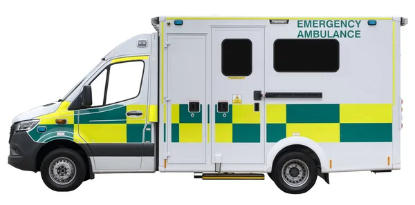 Isolated United Kingdom Ambulance White Background — Stock Photo, Image